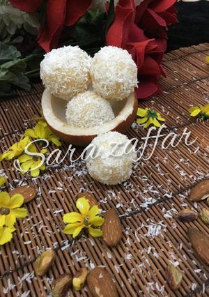 A picture of #coconut lado #Foodies&Friends.