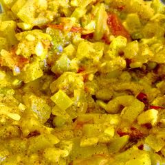 A picture of Bottle gourd (Lauki) Stew with mustard paste.
