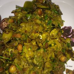 A picture of Khandeshi style Baigan bharta.