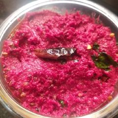 Beetroot chutney A picture of Beetroot chutney.