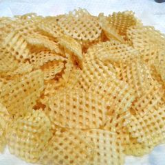 A picture of Salty homemade crisps.
