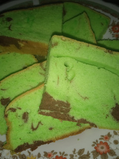 Foto resep Bolu Marmer Pandan