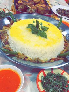 صورة لوصفة أرز بالزعفران