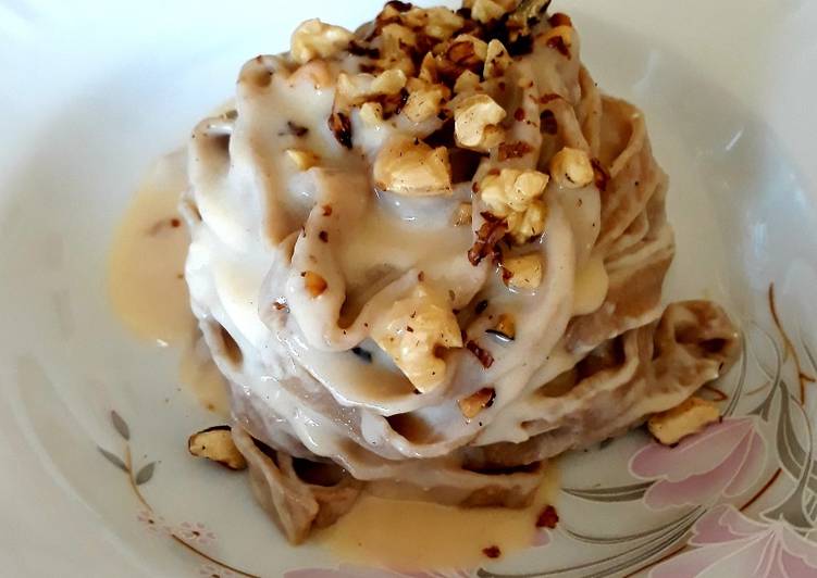 Step-by-Step Guide to Make Any-night-of-the-week Tagliatelle al caffè con fonduta al parmigiano