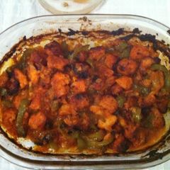 A picture of Baked Fish (Indian Style).