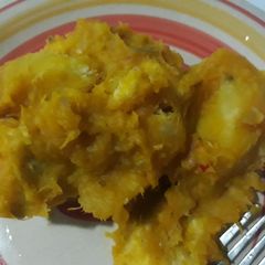 A picture of Yam porriage.