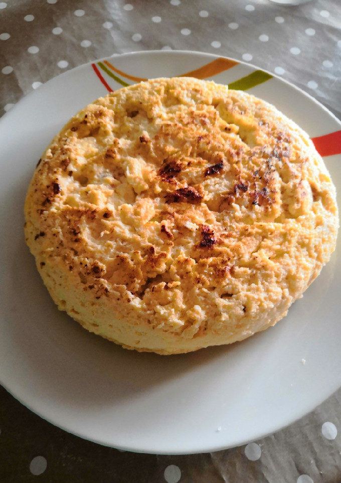 Una foto de Tortilla de coliflor