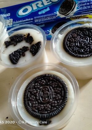 Foto resep Puding susu oreo