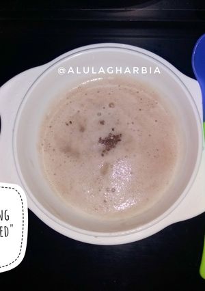 Foto resep Menu Tunggal Mpasi 6 Bulan "Puree Pisang with Chia Seed"🍌