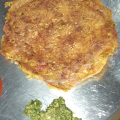 A picture of Besan Chilla.