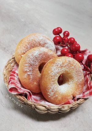 Foto resep DONAT Tanpa Ulen (part 2 beda versi)