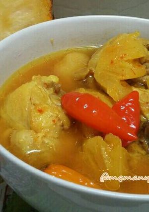 Foto resep Pindang ayam nanas