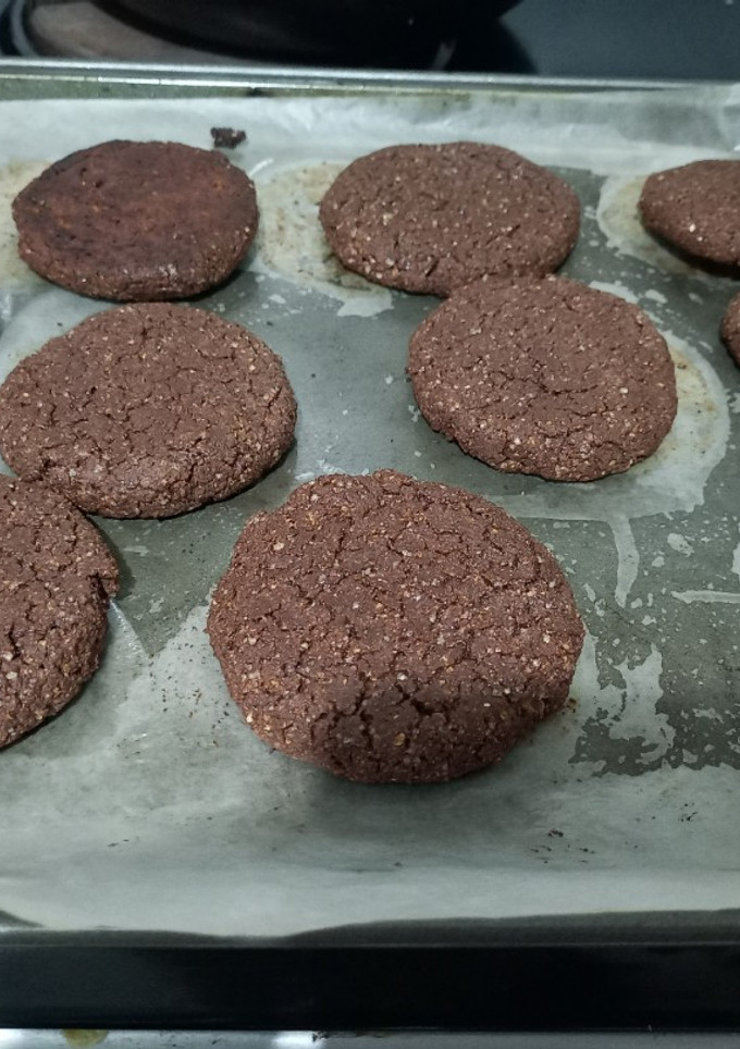 Una foto de Galletas de garbanzo y chocolate (libre de gluten)