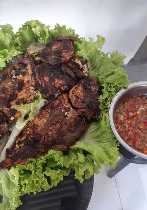 Foto resep Ikan Jayen Traveli Panggang Oven Sambal Matah