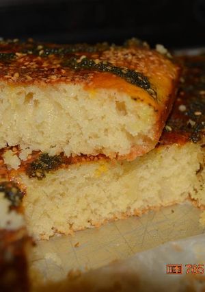 عکسی از دستور خمیر در فر یا کیک شور