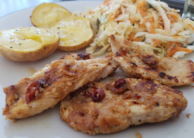 Recipe of Quick Ginger and lemon turkey (or chicken)