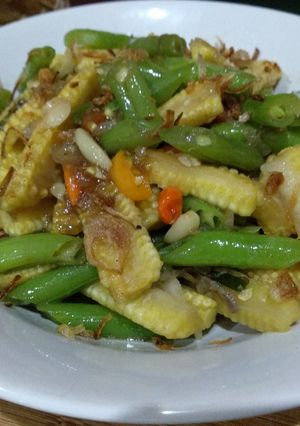 Foto resep Tumis putren buncis