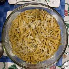 A picture of Cacio e Pepe.