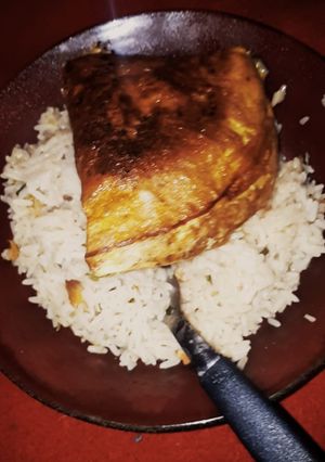 Una foto de Omelette con arroz