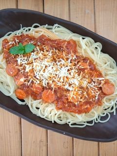 Foto resep Spaghetti Bolognese keju rumahan