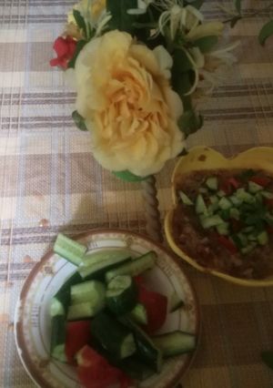 صورة لوصفة فول بطحينية