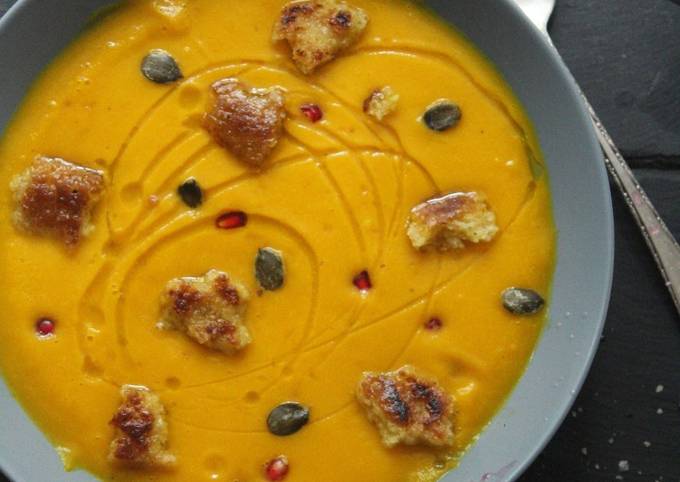 How to Prepare Super Quick Homemade Spicy butternut soup - New Recipe Nasta