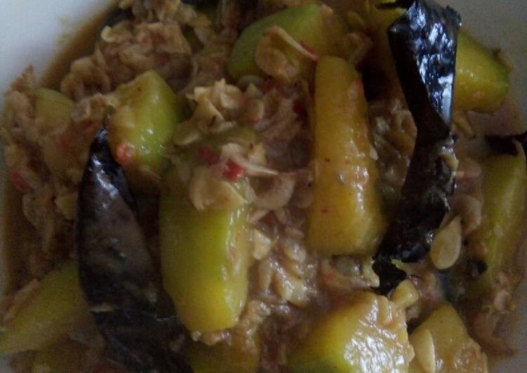 Langkah mengolah Tumis Ebi labu kuning Anti Gagal