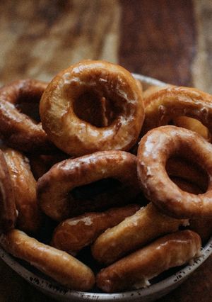 A picture of Sugar Glazed Doughnuts.
