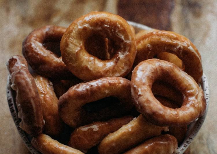 Easiest Way to Make Super Quick Homemade Sugar Glazed Doughnuts