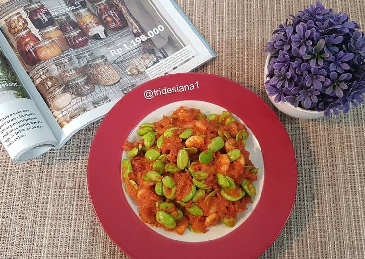 Resep Sambal balado petai udang ebi- Gurih😍, Bikin Ngiler