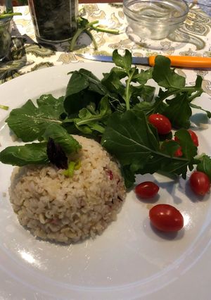 Una foto de ARROZ INTEGRAL agridulce con especias