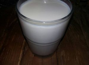 Una foto de Agua de horchata natural