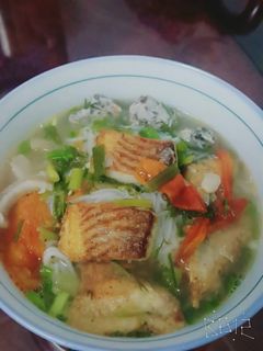 Hình của món Bún cá Diêu Hồng.