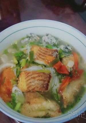 Hình của món Bún cá Diêu Hồng.