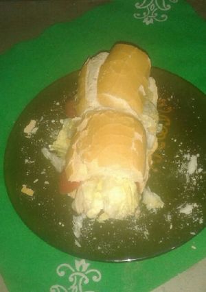 Una foto de Sándwich de suprema reciclada