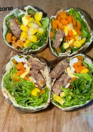 Foto resep Salad Warp Tortilla