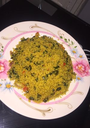 A picture of Dambun couscous.