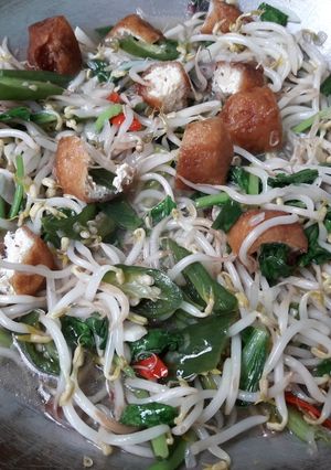 Foto resep Oseng Tauge Tahu Sawi