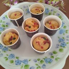A picture of Cinnamon flavoured cup cakes.