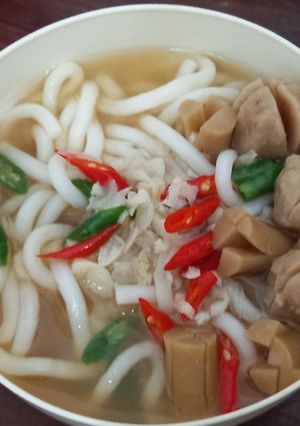 Foto resep Udon Kuah Tiram