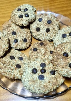 Una foto de Galletas de avena y chips