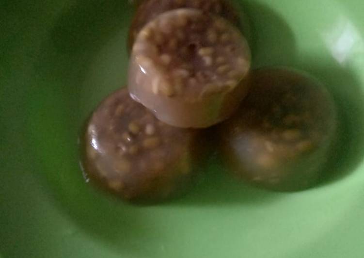 Pudding bubur kacang hijau