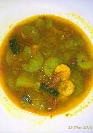 Foto resep Udang sayur kuning