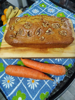 Una foto de Budín de Zanahoria / Carrot cake 🥕🤍