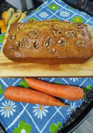 Una foto de Budín de Zanahoria / Carrot cake 🥕🤍