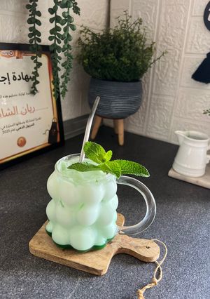 صورة لوصفة عصير سيروب النعناع