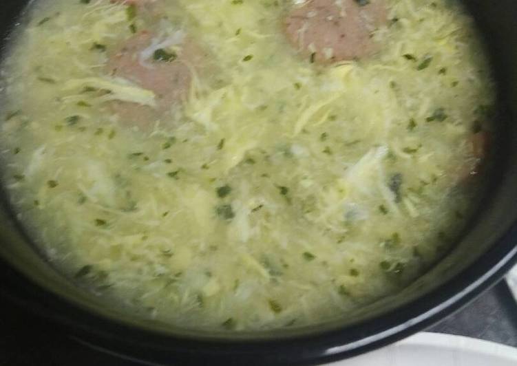 Recipe of Favorite Duck Egg Drop Soup