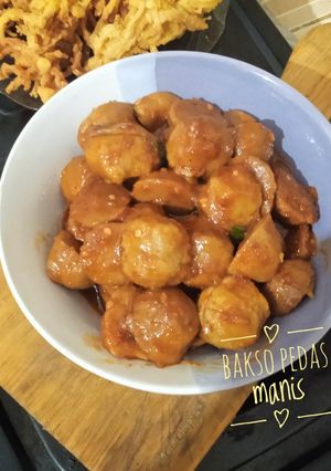Foto resep Bakso pedas manis