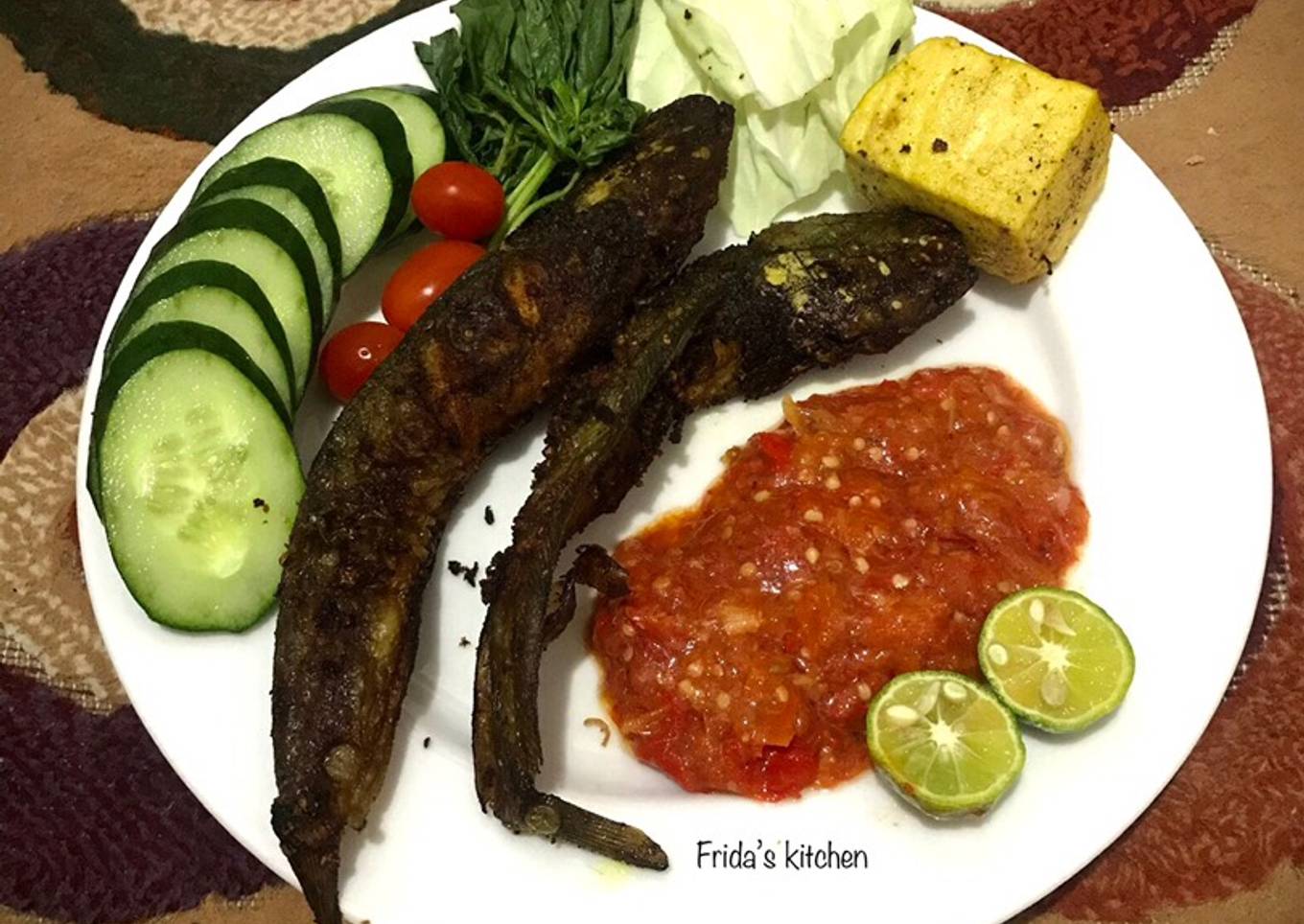 Pecel Lele rumahan