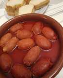 Choricitos a la sidra con Thermomix